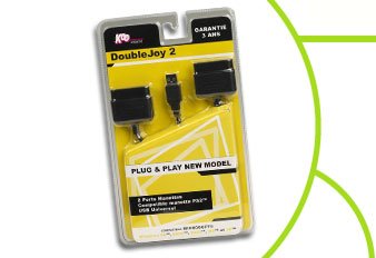 Adaptateur USB 1 ou 2 Manettes PS2 sur PC