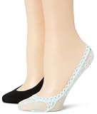  Steve Madden Women's 2 Pk Lace Footie