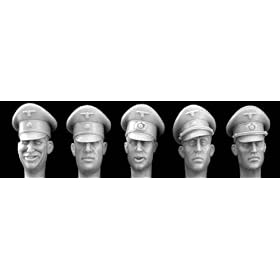 �h�C�c�R ���ZSS���X 5�� [HGH11] �z�[�l�b�g�@�w�b�h�Z�b�g�@�@5 heads, Ger. Off. formal peak caps 1:35