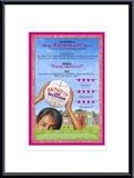  Bend it Like Beckham by unknown 17.00X11.00 Framed with Black Metal Frame
