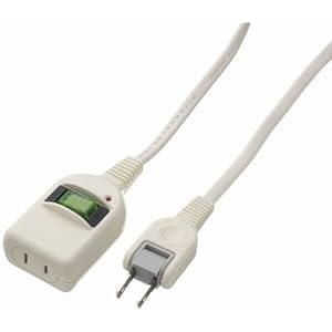 【クリックで詳細表示】ヤザワ 雷サージ・ブレーカー内蔵スイッチ付タップ SHV1511WH