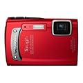 OLYMPUS �h���f�W�^���J���� TOUGH TG-310 ���b�h 3m�h�� 1.5m�ϗ����Ռ� -10���ϒቷ 1400����f 3.6�{���w�Y�[�� 2.7�^�t�� TG-310 RED