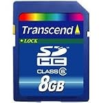 Transcend 8GB SDHC メモリカード TS8GSDHC6