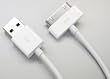 iPhone/iPad/iPod�p�A�V���v���ȃf�U�C���̏[�d�E�f�[�^�]�����ł���USB�P�[�u����fs-iphone_cable_2m