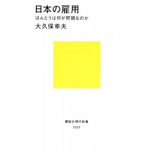 日本の雇用--ほんとうは何が問題なのか (講談社現代新書) 日本の雇用--ほんとうは何が問題なのか (講談社現代新書)