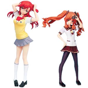 あの夏で待ってる キャラクターフィギュア1 アニメ 制服 なつまち プライズ フリュー（全２種フルセット）