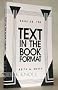 Text in the Book Format