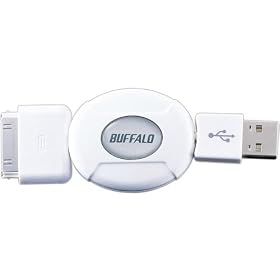 BUFFALO �o���֗��V���[�Y iPod�p USB�����P�[�u�� BBT-CIP/07WH