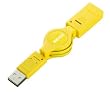 iBUFFALO USB�����P�[�u�� A�I�X:A���X �������^�C�v 0.65m �C�G���[ BSUAAM206YE