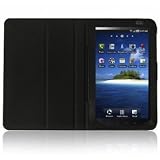 Axstyle ���i�� �X�������U�[�P�[�X High Quality Slim leather case for Samsung GALAXY Tab SC-01C/GT-P1000 �t���b�v�X�^���h �u���b�N Amazon���� �I���W�i�����f��Axstyle�ɂ��