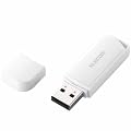 ELECOM �o�����[�^�C�v USB������ 4GB �z���C�g MF-HMU204GWH