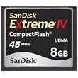 SanDisk CF�J�[�h Extreme IV 8GB �T���f�B�X�N �R���p�N�g�t���b�V�� �G�N�X�g���[��IV