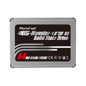 PhotoFast G-Monster V3 1.8�C���`ZIF��p 64GB SSD �ő�Ǎ�&����100MB/s PF18Z64GSSDZIFV3