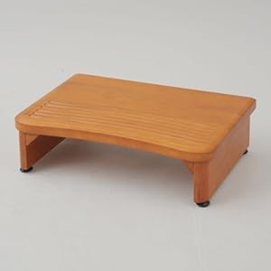 【クリックで詳細表示】山善(YAMAZEN) 玄関踏み台(幅60) ライトブラウン SEB-60(LBR)