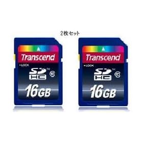 �y��������16GB�~2���Z�b�g�z �g�����Z���h SDHC�������[�J�[�h CLASS10 TS16GSDHC10 X2