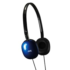 【クリックで詳細表示】JVC HA-S160-AA 密閉型ヘッドホン 折りたたみ式 ブルー