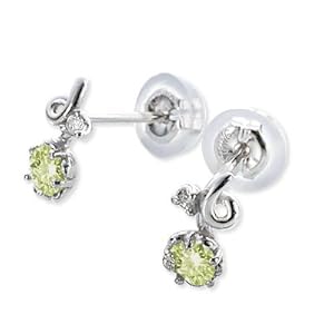 【クリックで詳細表示】バースデーコレクション (バースデーコレクション) ホワイトゴールドスタッドピアス TK-FM-125-08