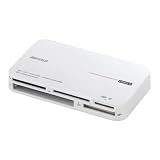 iBUFFALO USB3.0�Ή� �J�[�h���[�_�[/���C�^�[�z���C�g White �� 9�{�� USB3.0�o�X�p���[���f�� BSCR09U3WH�o�b�t�@���[�ɂ��