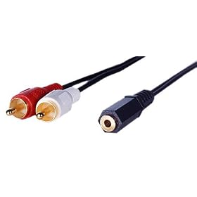 �A�N���X AUDIO�ϊ��P�[�u�� 1.5m �X�e���I�~�j���X-RCA�s���~2 AVC-116