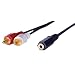 �A�N���X AUDIO�ϊ��P�[�u�� 1.5m �X�e���I�~�j���X-RCA�s���~2 AVC-116