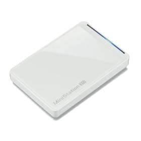 BUFFALO USB3.0�p �|�[�^�u��HDD 1.0TB �z���C�g HD-PCT1TU3-BW