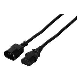 iBUFFALO �d���P�[�u�� 3�s�����X:3�s���\�P�b�g�I�X 1.8m �u���b�N BSACC0918BK