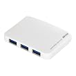 iBUFFALO USB3.0Hub �������]�� �Z���t&�o�X�p���[ 4�|�[�g �z���C�g BSH4A04U3WH