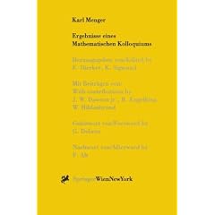 Karl Menger: Ergebnisse Eines Mathematischen Kolloquiums
