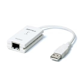 BUFFALO 10/100M USB2.0�p LAN�A�_�v�^ (Wii&MacBookAir�Ή�) LUA3-U2-ATX