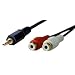 �A�N���X AUDIO�ϊ��P�[�u�� 1.5m �X�e���I�~�j�I�X-RCA�W���b�N�~2 AVC-136
