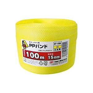 【クリックでお店のこの商品のページへ】信越工業 小巻バンド 15mm×100m 黄 NT