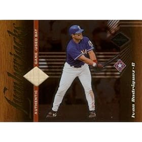 �C�o���E���h���Q�X�@Ivan Rodriguez 2001 Leaf Limited Lumberjacks Bat 500������I