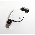 Deff TRAVEL BIZ iPod/iPhone/iPad��p������莮USB�P�[�u�� �o�j���z���C�g DCA-Ri10WH