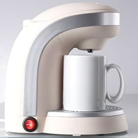 KAFFE DUO 2�J�b�v�R�[�q�[���[�J�[ �z���C�g AC100V KD-1(W)