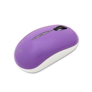 【クリックで詳細表示】PLANEX Bluetooth2.0対応 3ボタン光学式コンパクトマウス モーブパープル BT-MS01-SMP