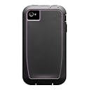 Case-mate iPhone 4/4S用 ハイブリッドフルカバーケース Phantom クールグレイ/ライトパープル CM019275