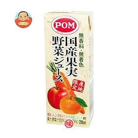 ���Ђ߈��� POM(�|��) ���Y�ʎ���؃W���[�X200ml���p�b�N�~24(12�~2)�{��