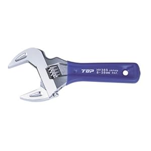 【クリックで詳細表示】TOP 薄型軽量ワイドモンキレンチ HY-26S ショ-トエコワイド シール付