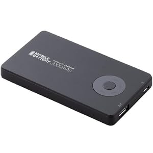 ELECOM ��Х���Хåƥ꡼ ������।�������� 3000mAh ���ޡ��ȥե����� DE-U01L-3010���꡼��