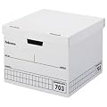 Fellowes�t�F���[�Y �o���J�[�Y�{�b�N�X703 B4�t�@�C���p3�Z�b�g �u���b�N 42799