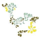  Domestic ich&kar Tapetensticker mini pop flower gold