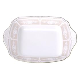 Noritake �t�@�C���|�[�Z���� ���[�X�E�b�h�S�[���h �s���N 28.5cm�X�N�G�A�v���[�g T9547A/1507-4