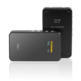 Fiio USB DAC+�|�[�^�u���w�b�h�z���E�A���v Fiio E7