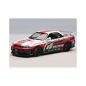 AUTOart 1/43 ���[�V���O�V���[�Y �O�����c�[���X�� �X�J�C���C�� GT-R (R34)