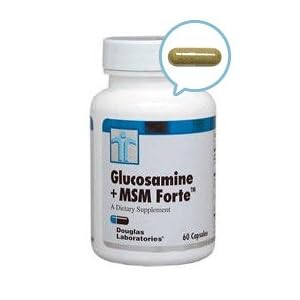 【クリックで詳細表示】【ダグラスラボラトリーズ】グルコサミン＋MSM フォルテ 60粒