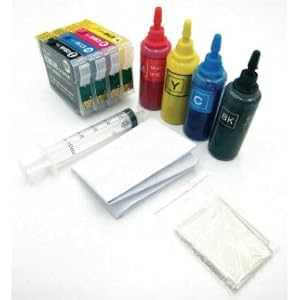 【クリックで詳細表示】EPSON IC-46用インク詰替えキット 純正3回分！ ※リセッター不要※