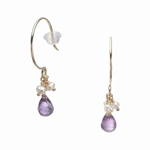 【クリックで詳細表示】アガット(agete) ピアス(K10AMセルバピアス)【パープル/F】