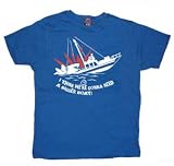  JAWS Classic Movie Shark - I Think We Are Going To Need A Bigger Boat Royal T-shirt