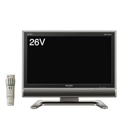 SHARP AQUOS 26V�^ �n��EBS�E110�xCS�f�W�^���n�C�r�W�����t���e���r LC-26GH3