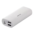 iBUFFALO ��iPhone4S����m�F��[Andoroido&iPhone]�S�@��Ή��X�}�[�g�t�H���p��e�ʃ��o�C���o�b�e��2�|�[�g5200mA�^�C�v�z���C�g BSMPA04WH